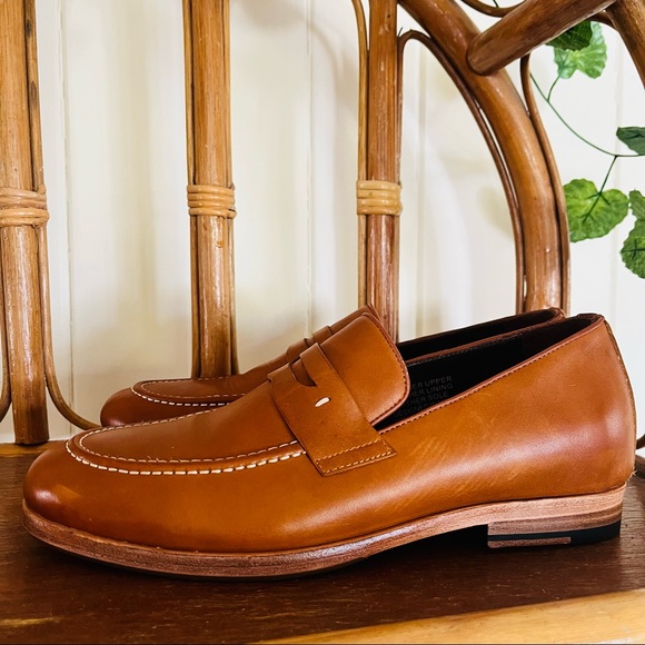 🌱 BARED Sz 41 ‘Mercury’ Tan Loafers - As New - Comfort - Leather - Picture 4 of 10